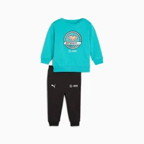 Mercedes-AMG Petronas Motorsport Crew Jogger Set - Infants 0-4 years | Sheen Green | PUMA Motorsport | PUMA 