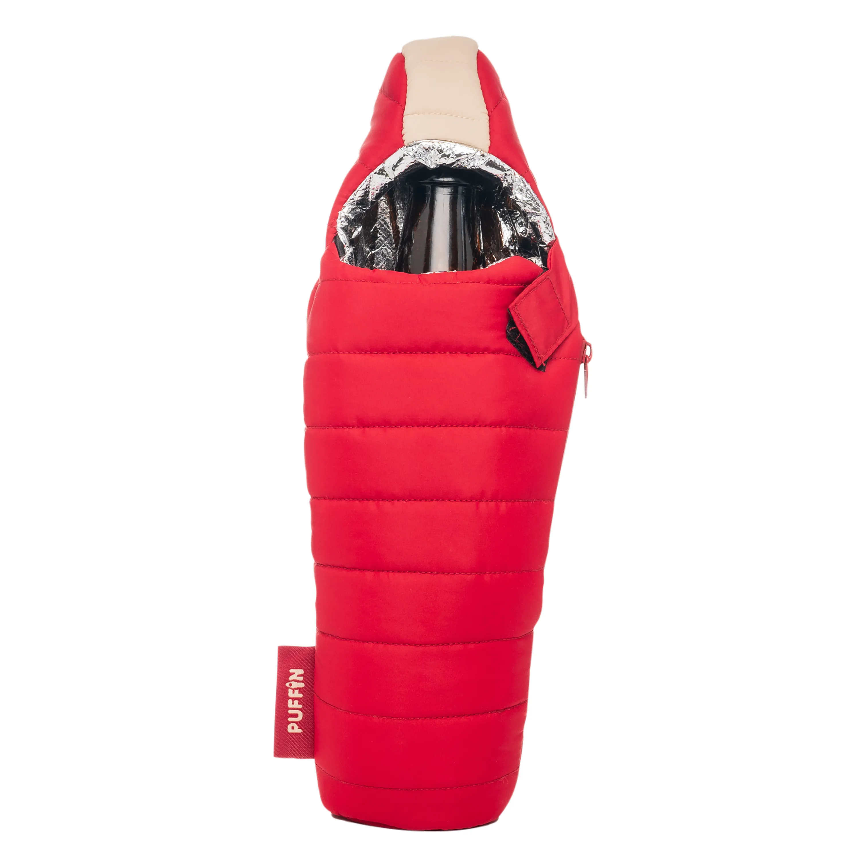 MERTLOT&TAN BEVERAGE SLEEPING BAG