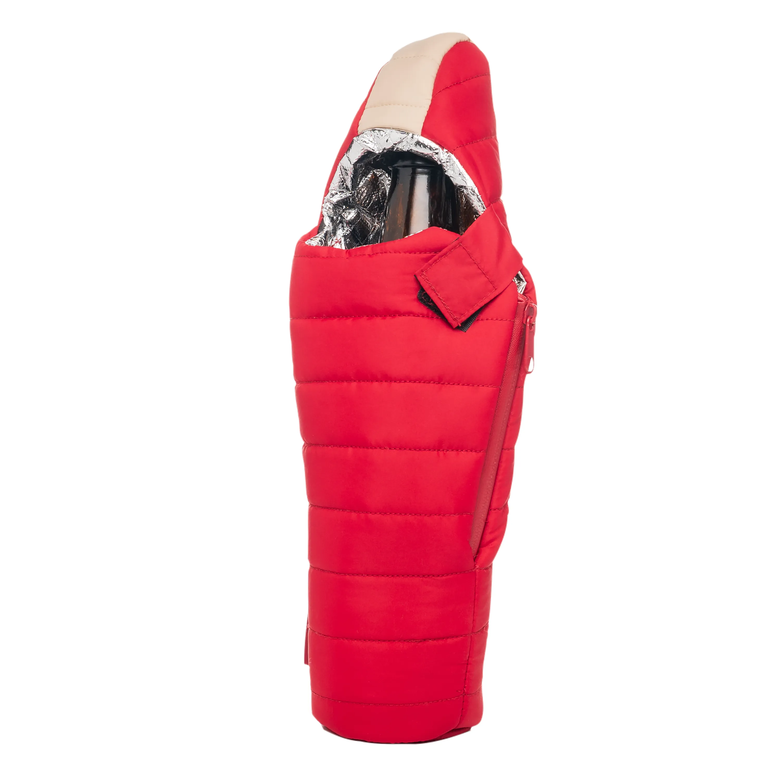 MERTLOT&TAN BEVERAGE SLEEPING BAG