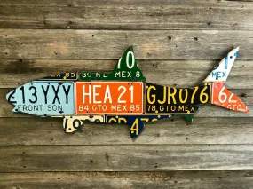 Mexico Bonefish License Plate Art