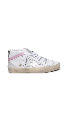 Mid Star Sneakers - White/Pink