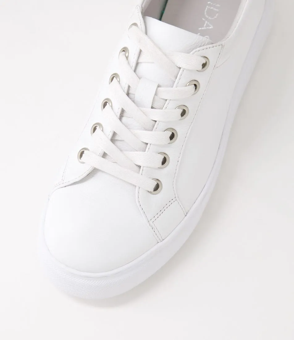 MIDAS Yejer White Leather Sneakers