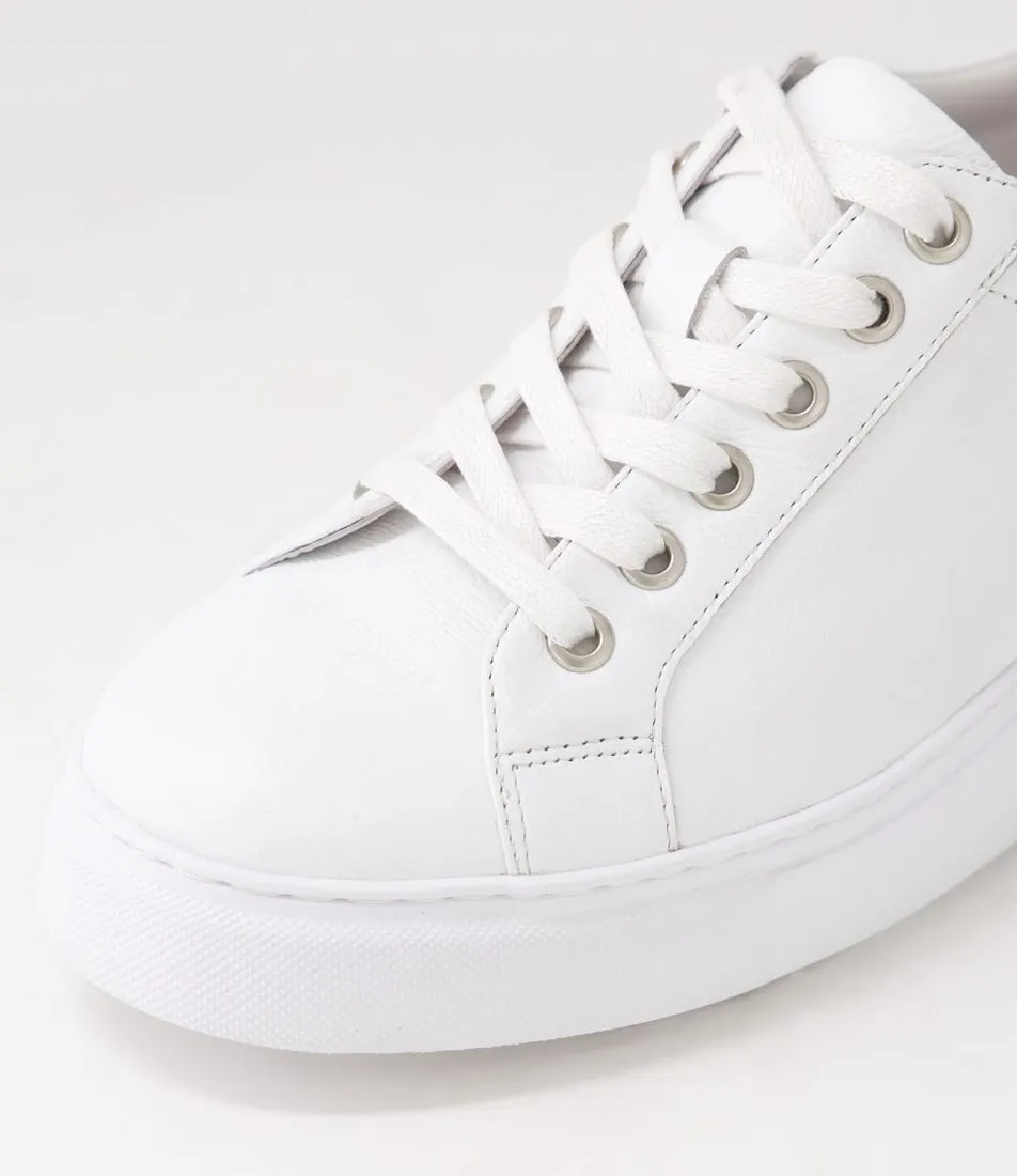 MIDAS Yejer White Leather Sneakers