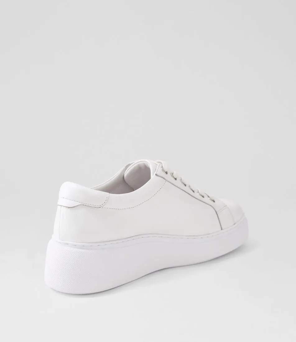 MIDAS Yejer White Leather Sneakers