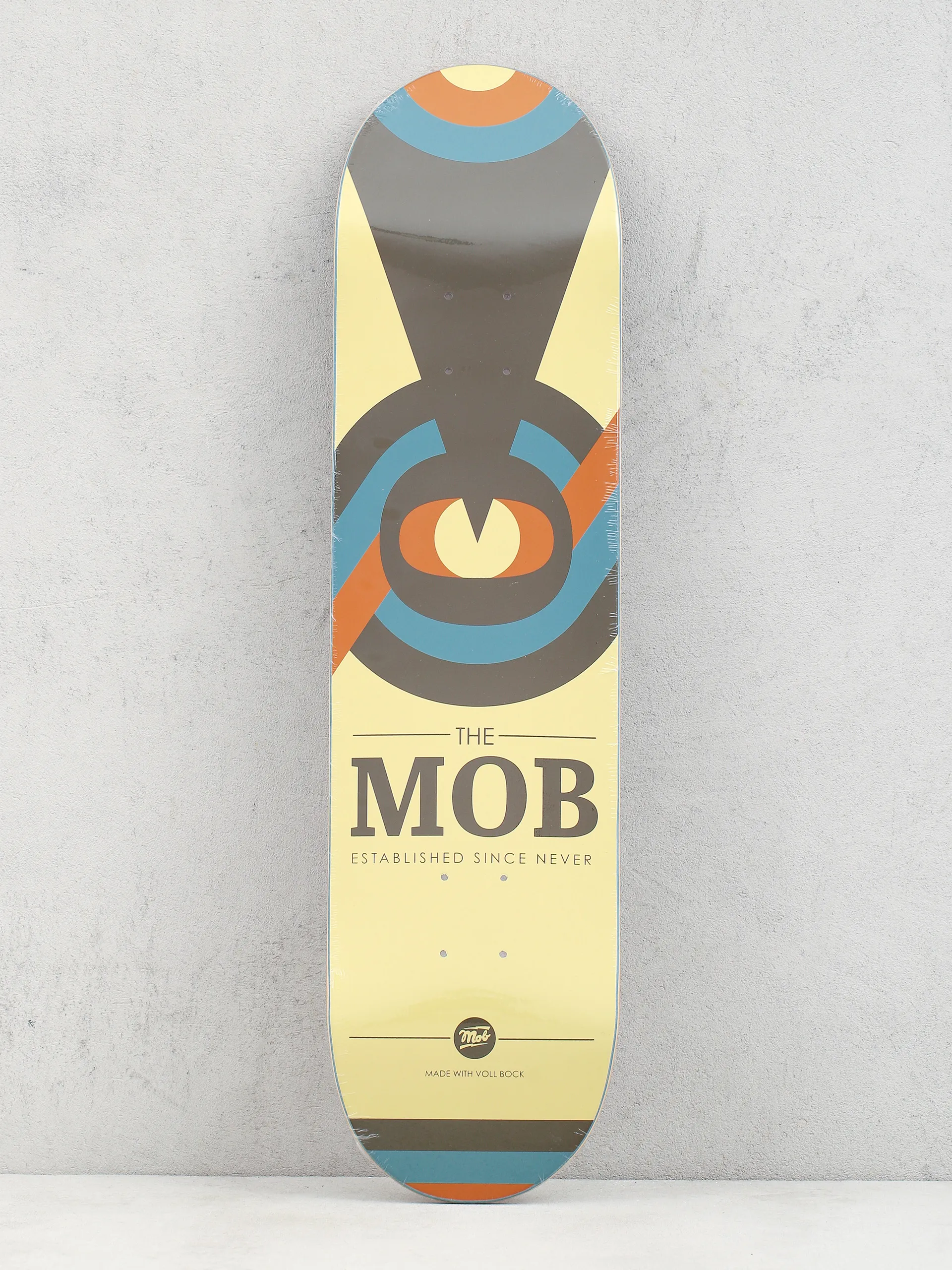 Mob Skateboards Eyechart Deck (yellow)