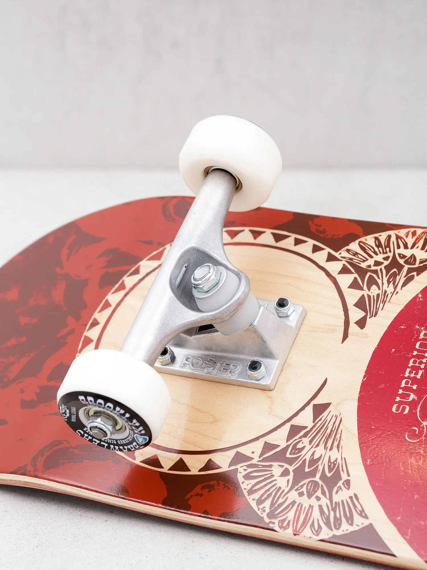 Mob Skateboards Gold Label Skateboard (cardinal)