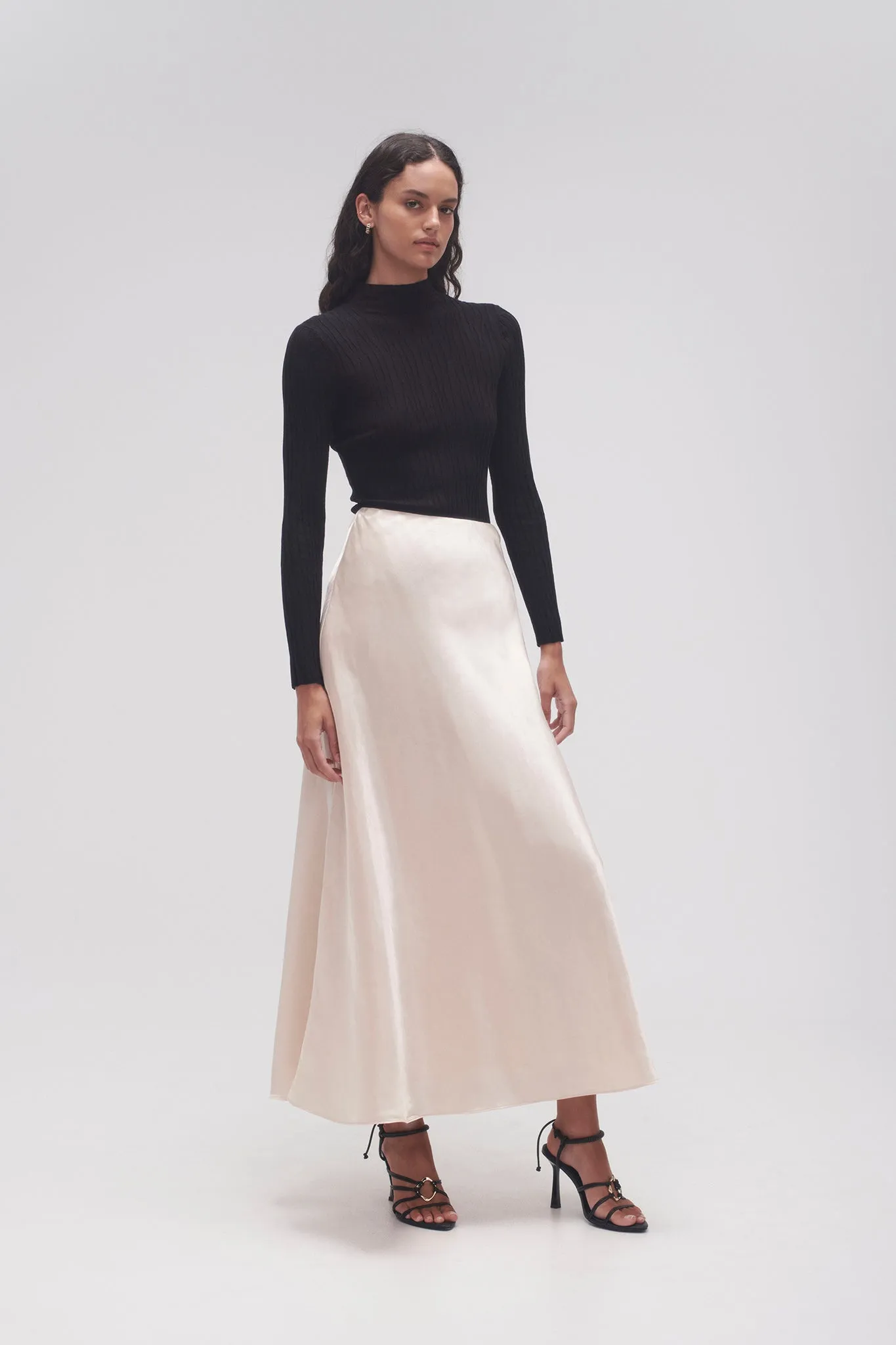 Moonglade Bias Maxi Skirt