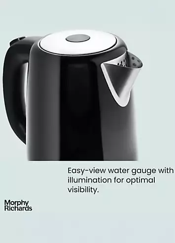 Morphy Richards Equip Black Jug Kettle - 102783 | Kaleidoscope