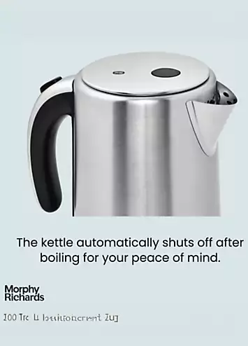 Morphy Richards Motive Jug Kettle Brushed Steel - 102800 | Kaleidoscope