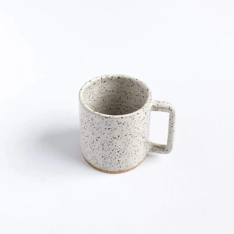 Mug Classic White Speckled Solid