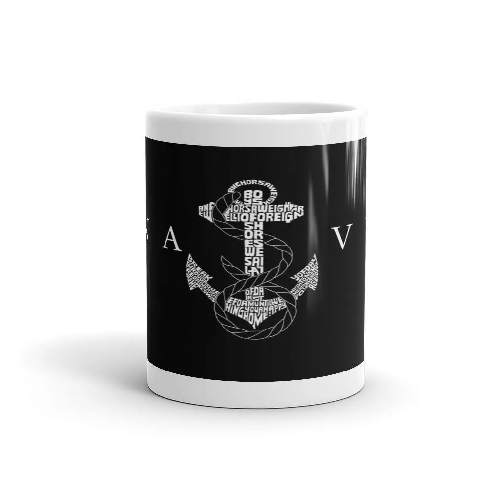 Navy Anchor Mug