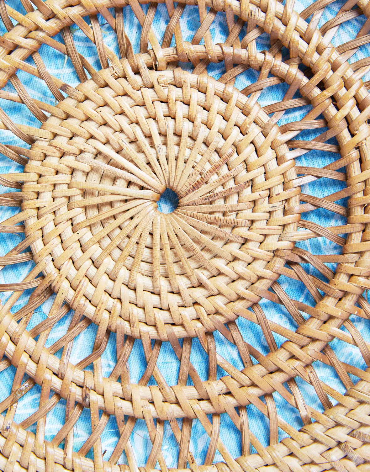 Near and Far Round Straw Bag