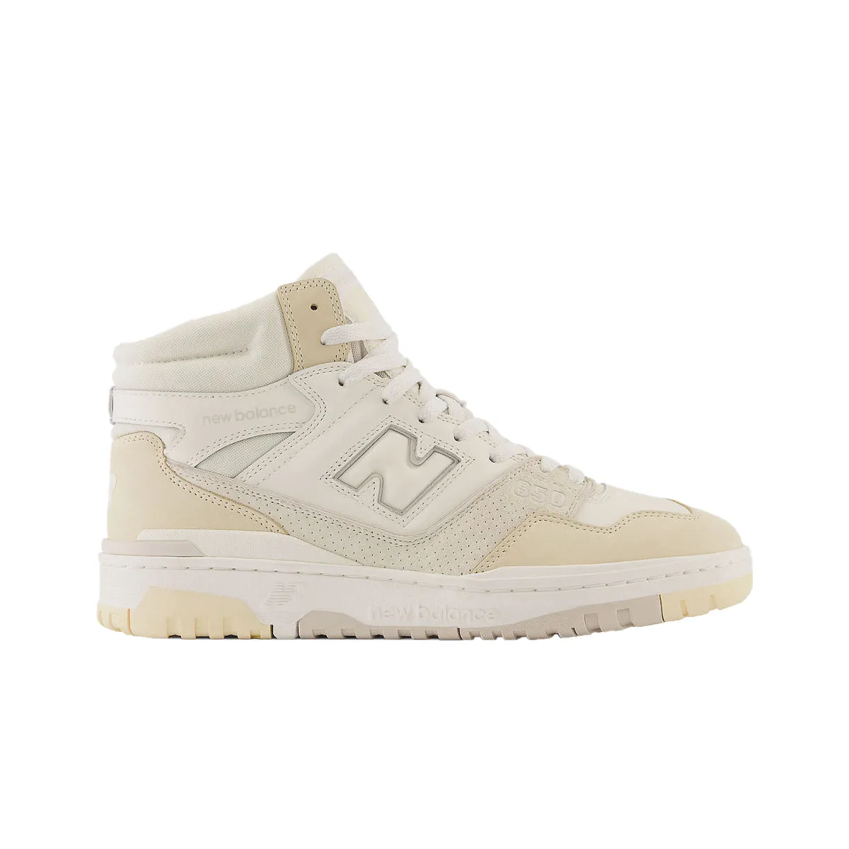 New Balance Mens 650 Basketball Sneakers BB650RPC Beige/Macadamia Nut/White