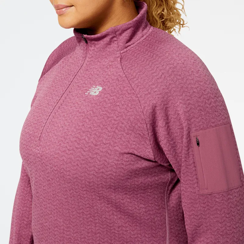 New Balance Women's Heat Grid Half Zip Up