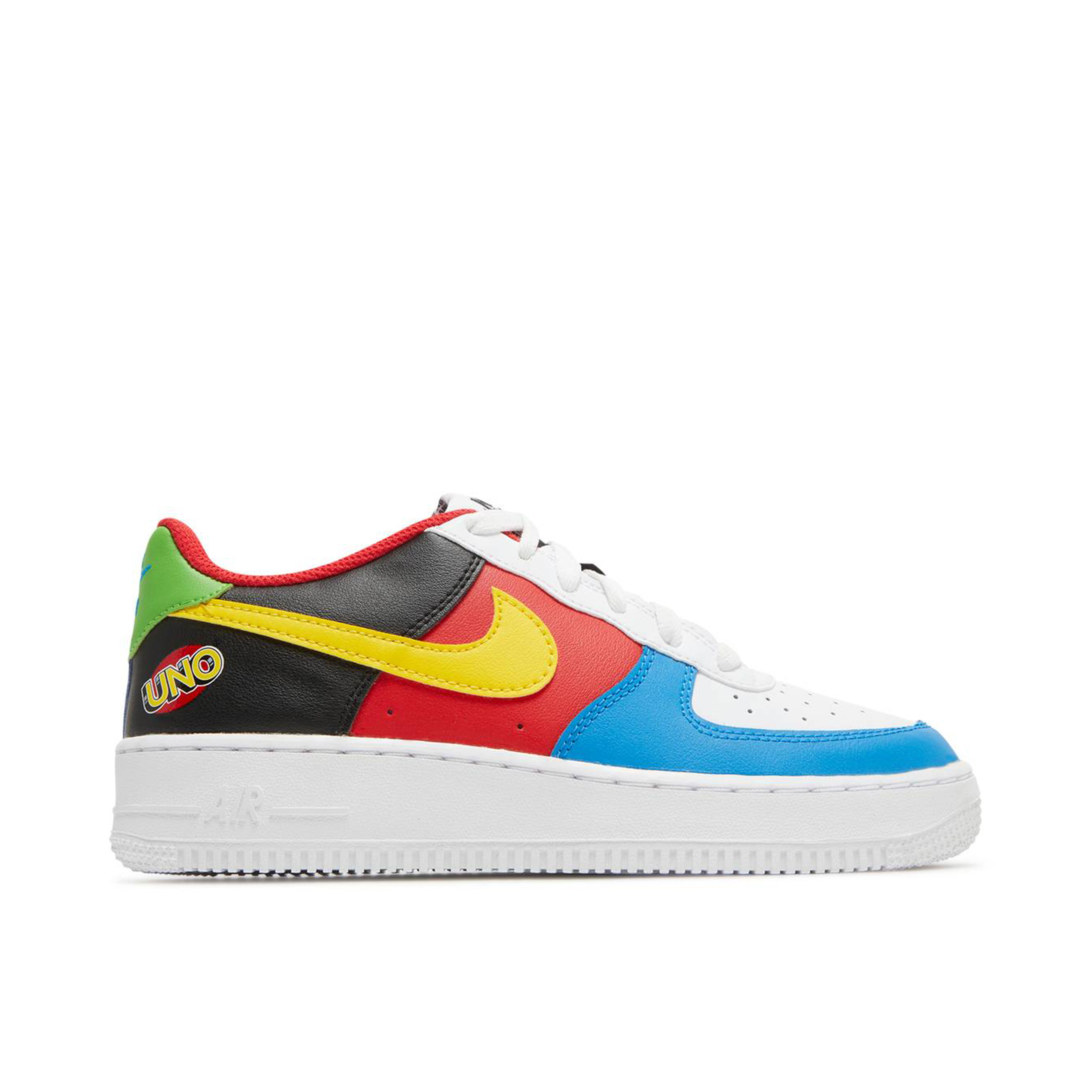 Nike Air Force 1 Low x UNO 50th Anniversary GS | DO6634-100 | Laced