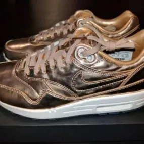 Nike Air Max 1 Premium iD Liquid Metal Bronze Metallic R...