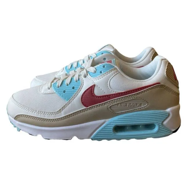 Nike Air Max 90 White Red Aqua