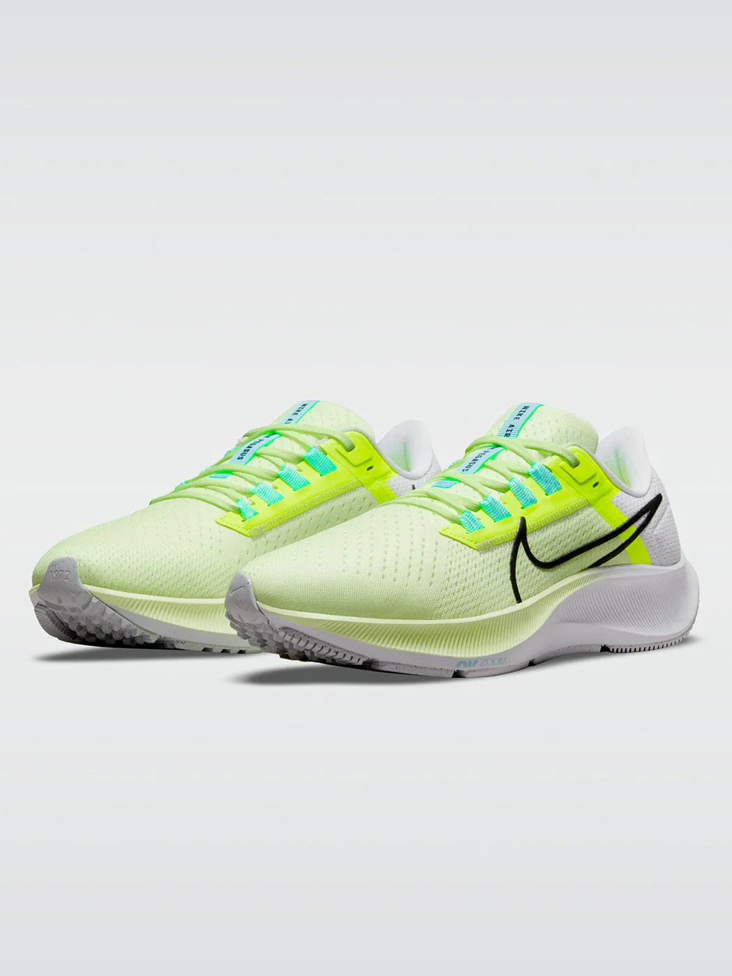 Nike Air Zoom Pegasus 38 - Barely Volt-Black-Volt-Aurora Green