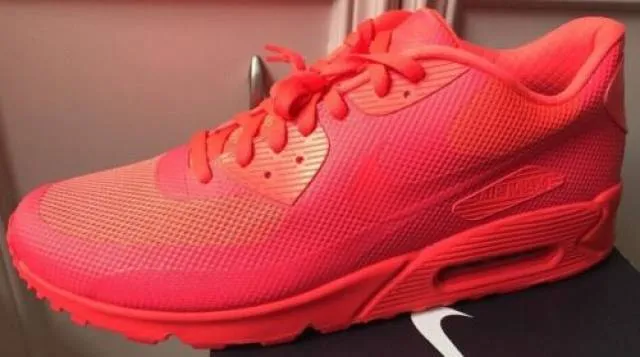 Nike iD Air Max 90 Red October Mono Bright Infrared Inde...