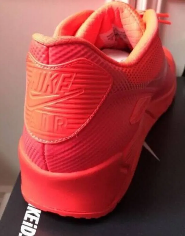 Nike iD Air Max 90 Red October Mono Bright Infrared Inde...