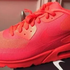 Nike iD Air Max 90 Red October Mono Bright Infrared Inde...