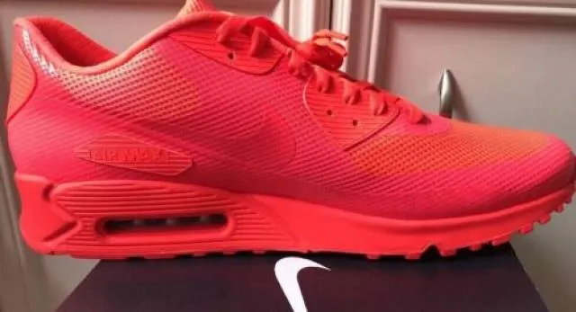 Nike iD Air Max 90 Red October Mono Bright Infrared Inde...