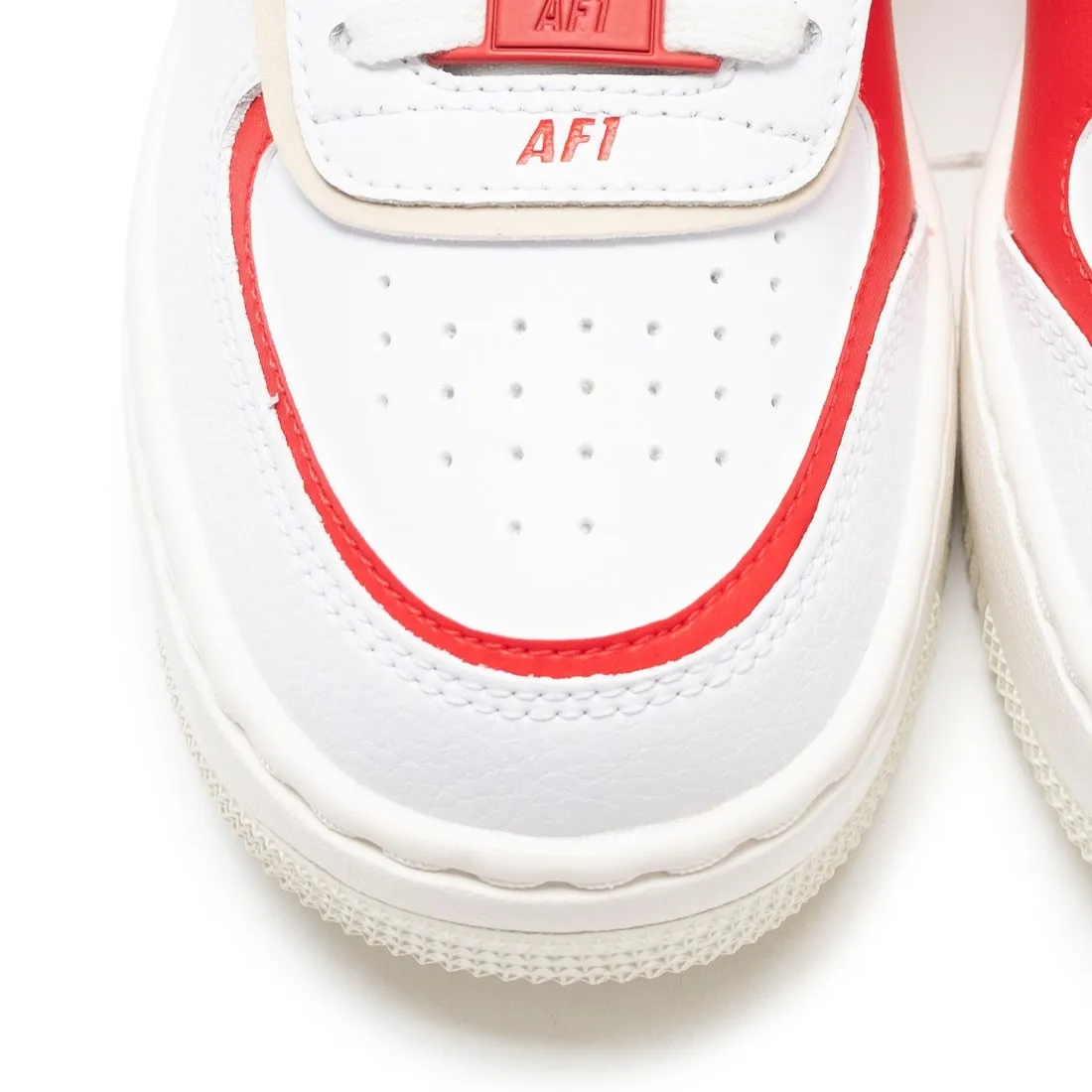 Nike Women Air Force 1 Shadow (summit white / university red-gym red)