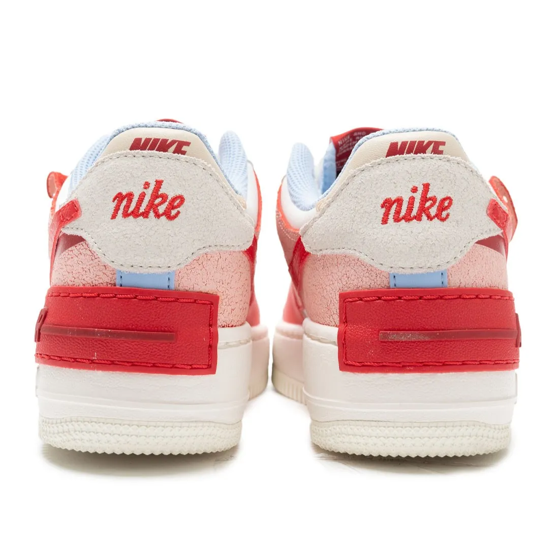 Nike Women Air Force 1 Shadow (summit white / university red-gym red)