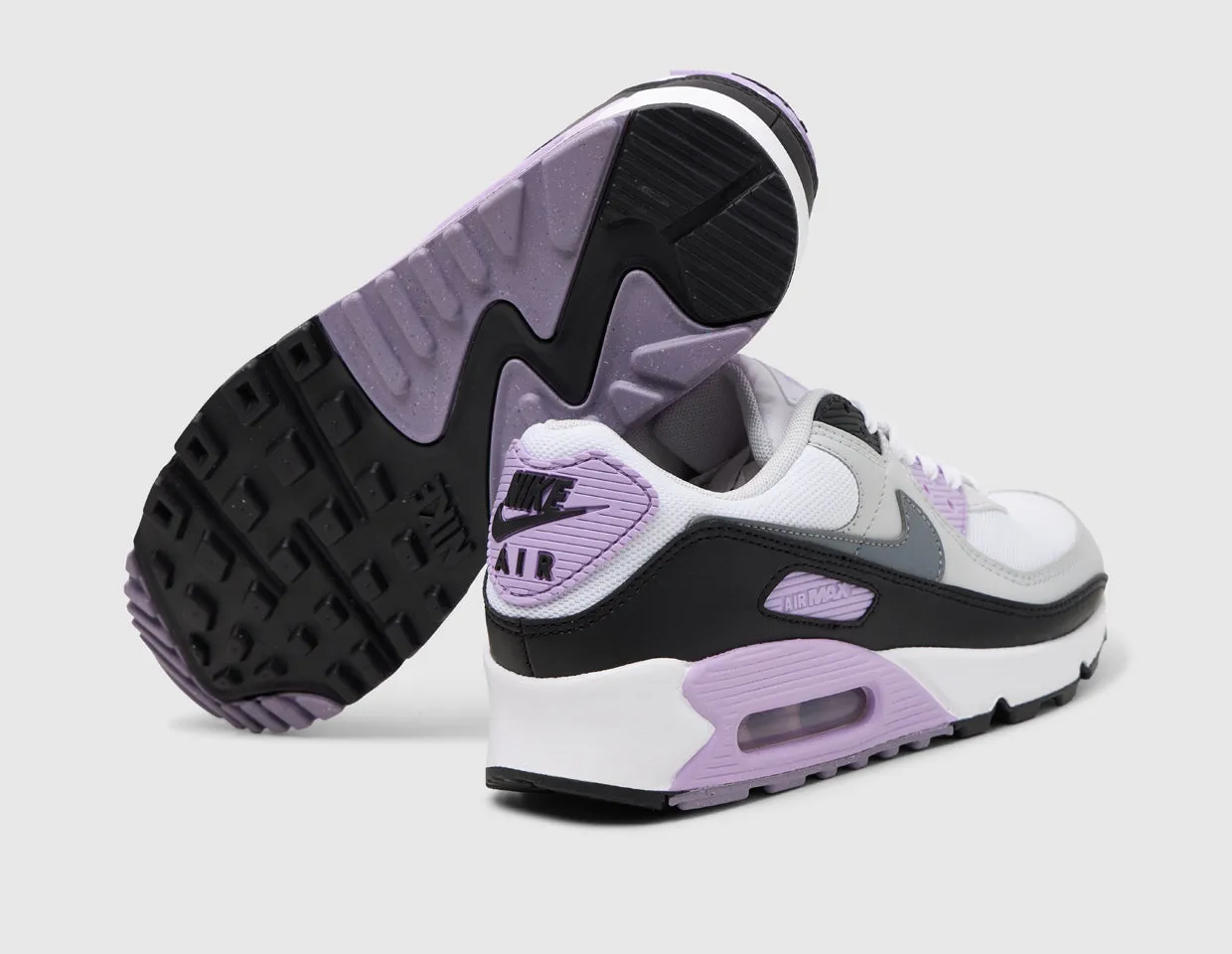 Nike Women's Air Max 90 White / Cool Grey Lilac