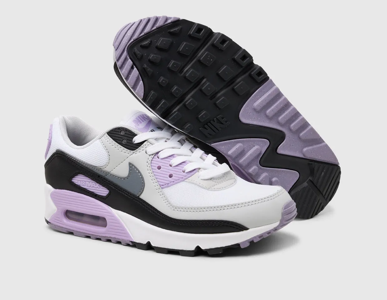 Nike Women's Air Max 90 White / Cool Grey Lilac