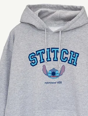 NW2 Disney Lilo & Stitch College Grey Printed Hoodie | Women | George at ASDA