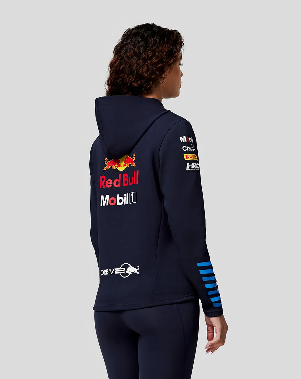 Oracle Red Bull Racing Women's Official Teamline Full Zip Hoodie - Nig