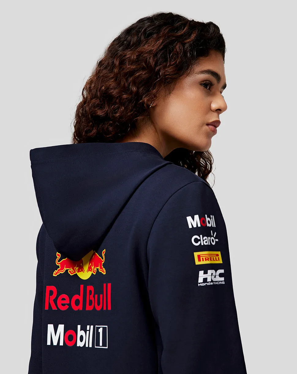 Oracle Red Bull Racing Women's Official Teamline Full Zip Hoodie - Nig