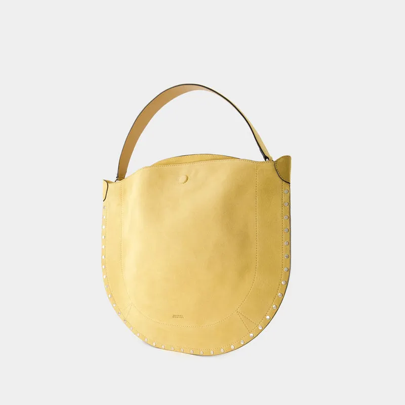 Oskan Hobo Bag - Isabel Marant - Leather - Yellow