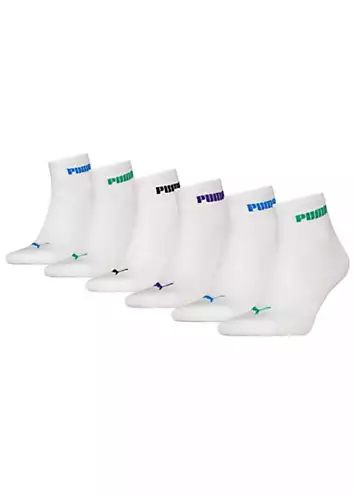 Pack of 6 Trainer Socks by Puma | Look Again