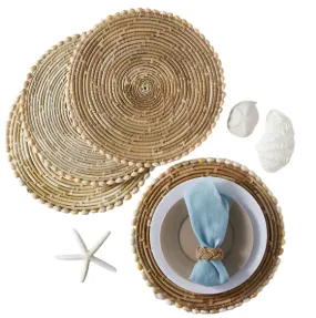 Pandan & Seashells Placemats (set of 4)