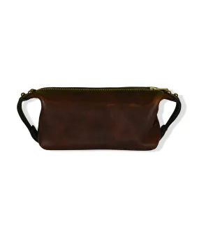 Pelican Leather 'Dopp Kit' Toiletries Bag