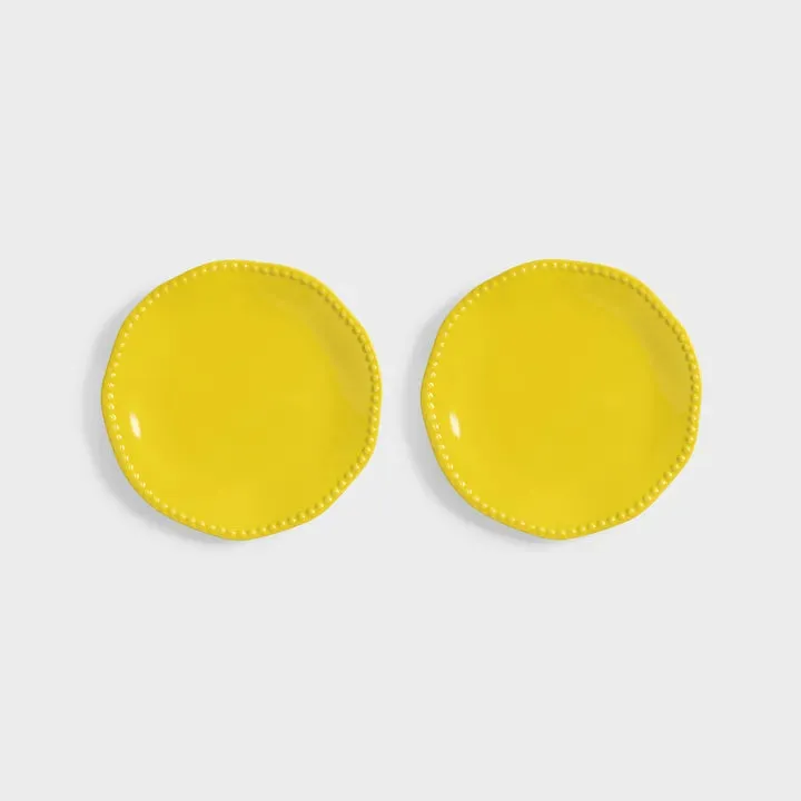 Perle Plate | Set of 2 (Yellow)