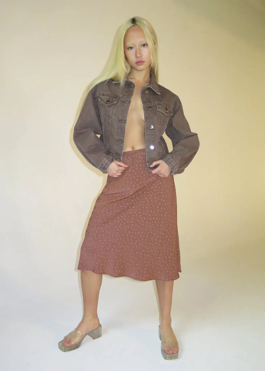 PERMANENT VACATION Diaz Skirt Chestnut