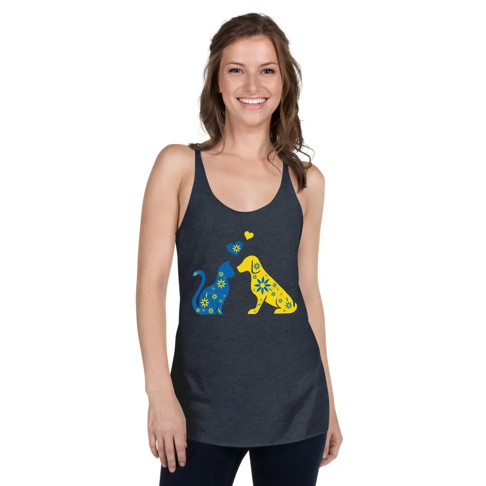 Pets Of Ukraine Women's Racerback Tank