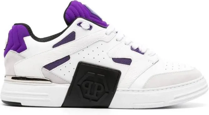 Philipp Plein Phantom Street leather sneakers White