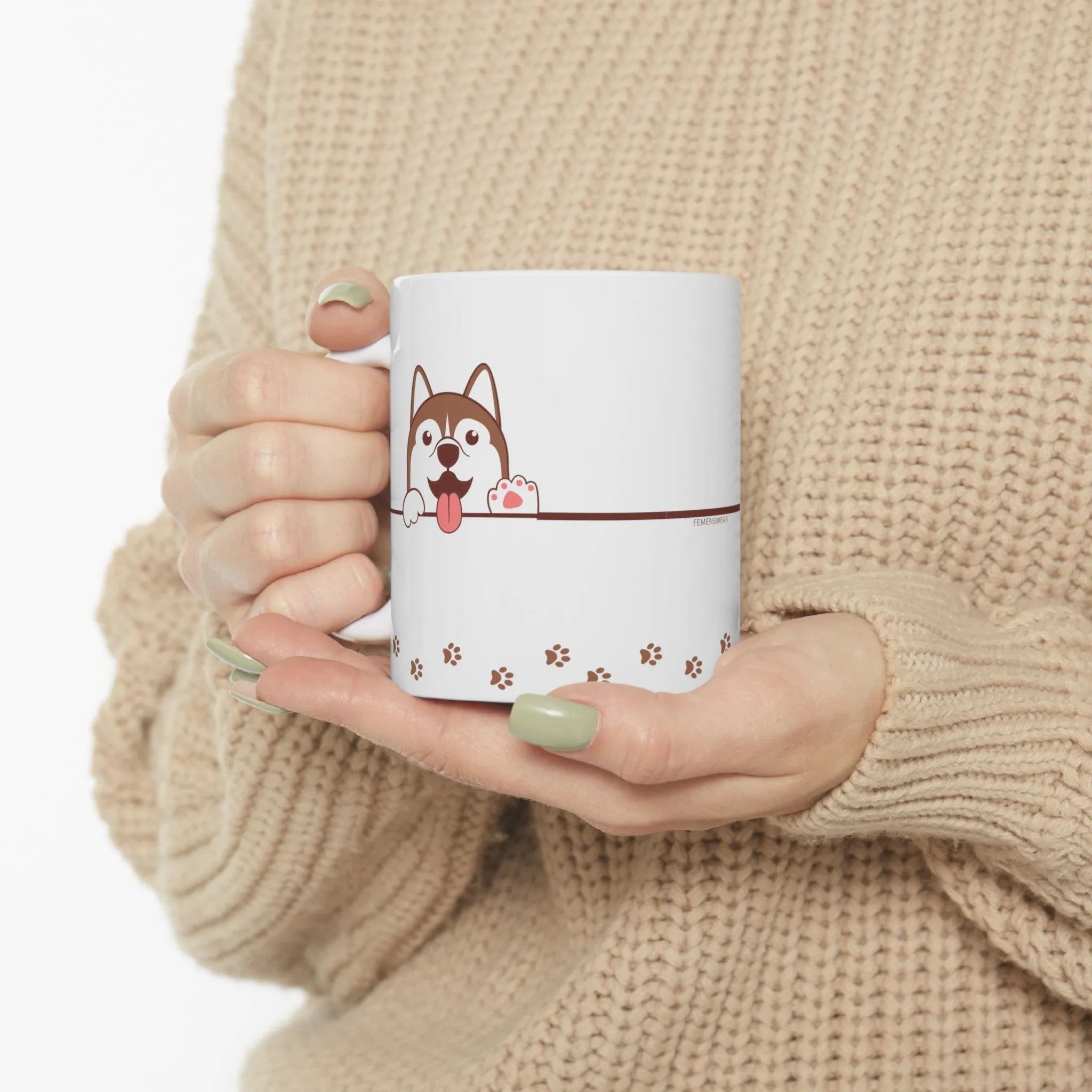 Playful Pup Mug, 11oz