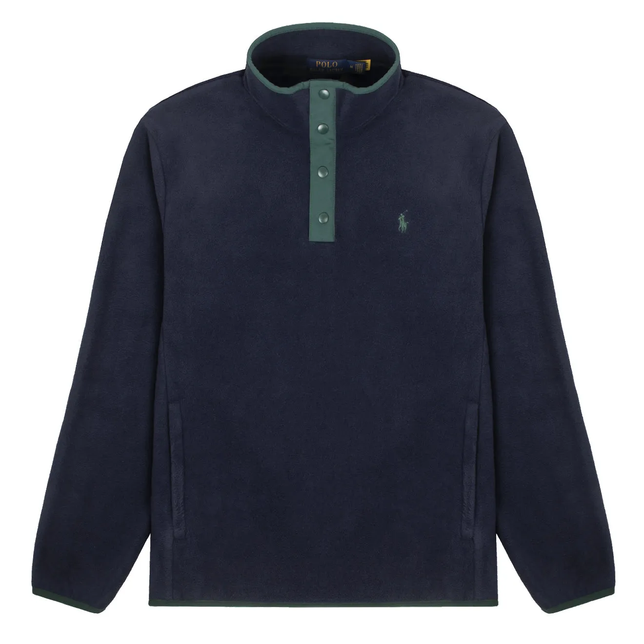 Polo Ralph Lauren Mockneck Pullover Fleece Aviator Navy