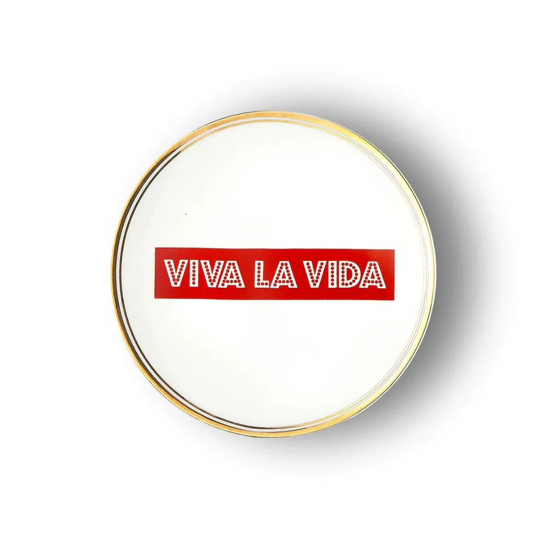 Porcelain Viva La Vida Plate