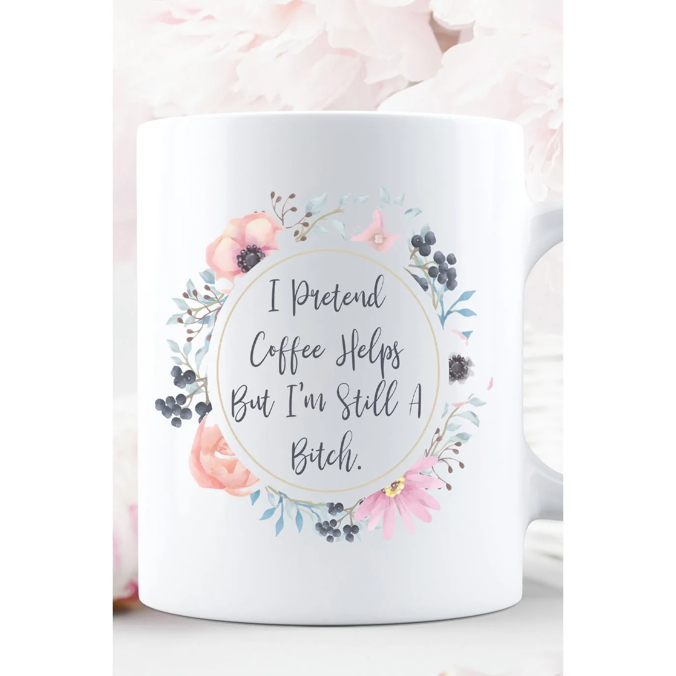 Pretend Coffee Helps Mug