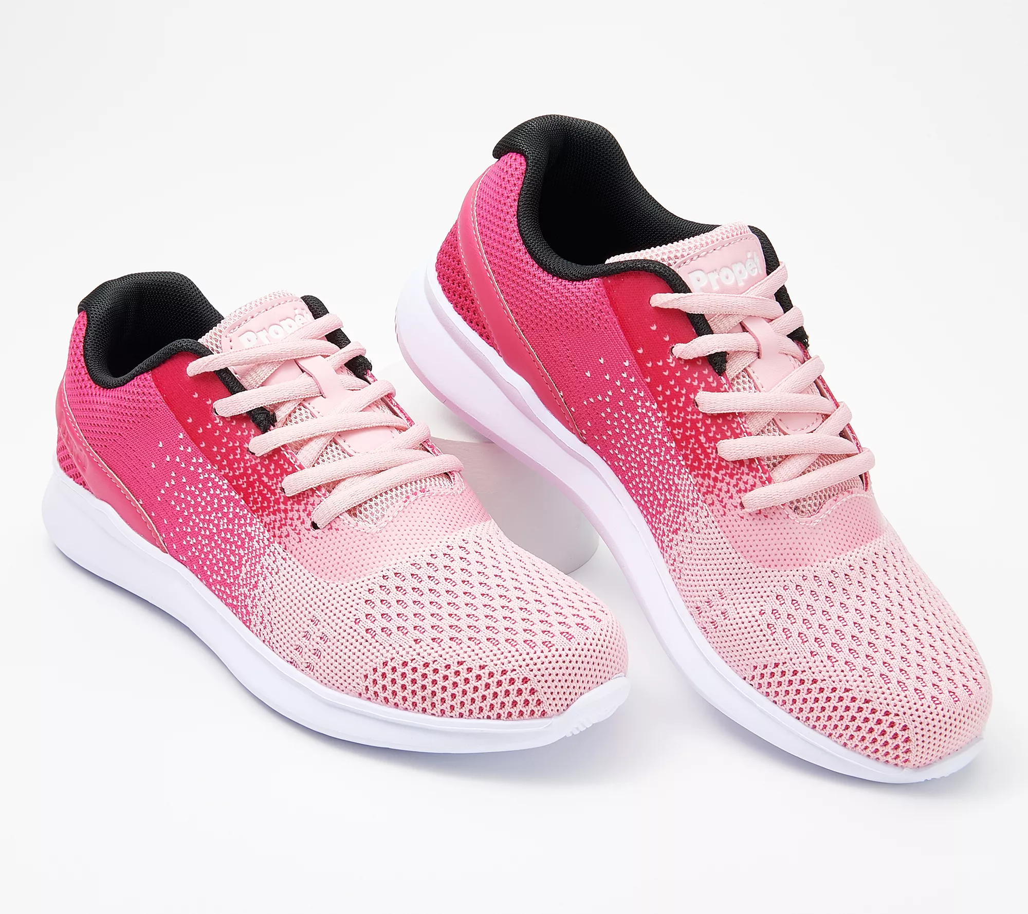 Propet Stretch Knit Lace-Up Sneakers - TravelBound Duo