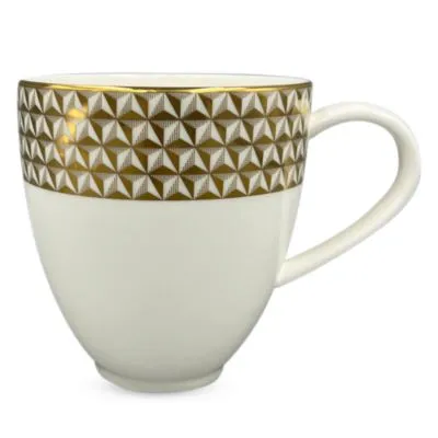 Prouna Gem Cut Gold Mug