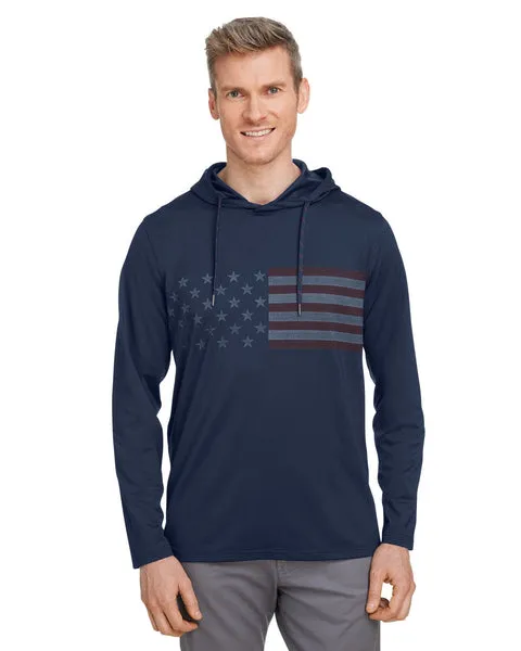 Puma - Men's Volition Striped Hooded Pullover