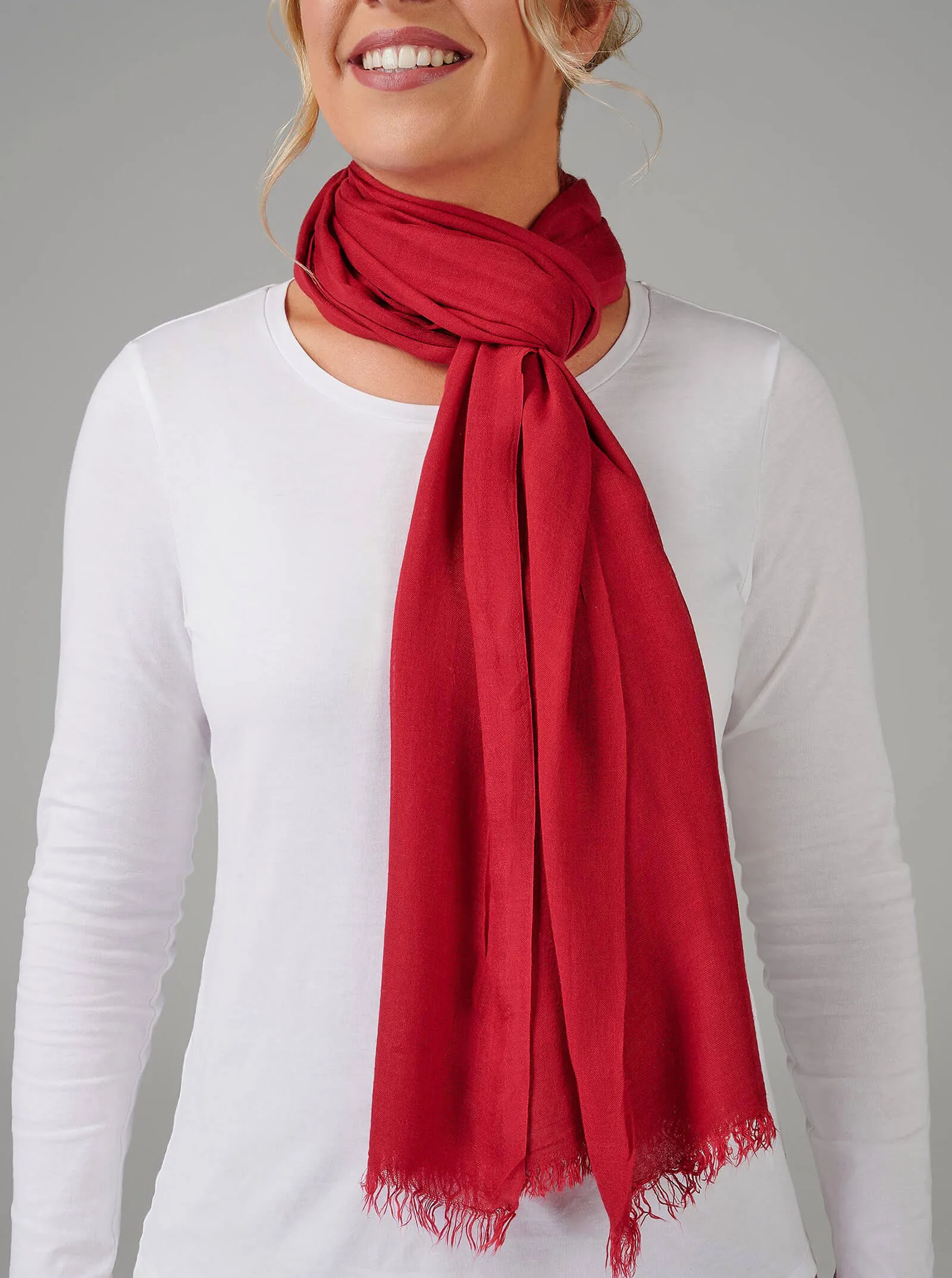 Red Modal Scarf