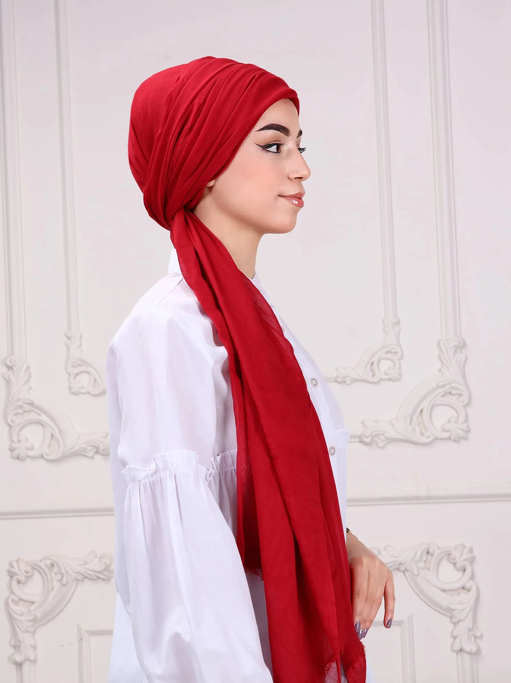 Red Modal Scarf